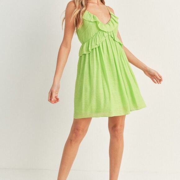 Alyse Ruffle Mini Dress - Picture 3 of 8